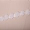 1 Yard 3D Ivory Flower Ribbon Trim Firm Satin Narrow Floral Accent